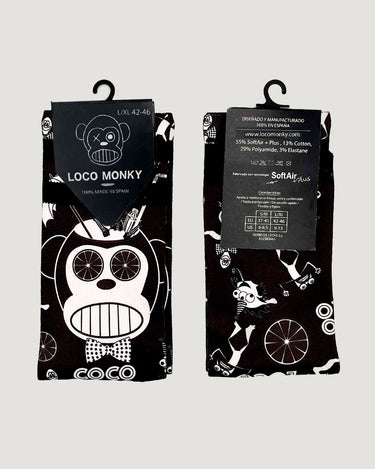 Calcetines Unisex LOCO MONKY COCO LOCO Black by LOCO MONKY