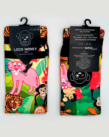 Calcetines Unisex SELVA Multicolor de Loco Monky by LOCO MONKY