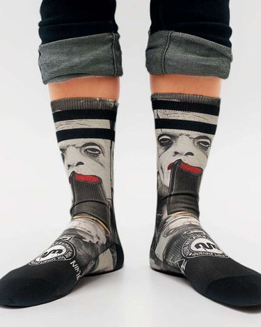 Calcetines Unisex NUM WEAR FRANKIE VS DRAC Black by LOCO MONKY