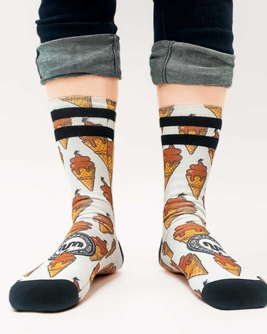 Calcetines Unisex NUM WEAR ICE CREAM White by LOCO MONKY