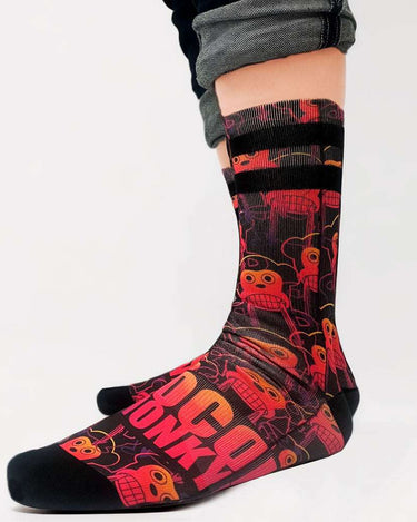 Calcetines Unisex LOCO MONKY NEON Black by LOCO MONKY