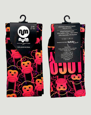 Calcetines Unisex LOCO MONKY NEON Black by LOCO MONKY