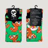 Calcetines Unisex Loco Monky Bear Trumpet Green by LOCO MONKY