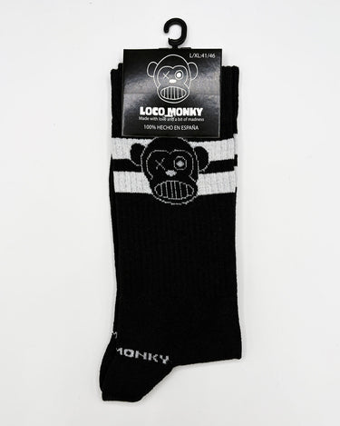 Calcetines Loco Logo de Loco Monky Black by LOCO MONKY