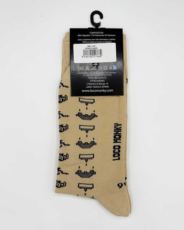 Calcetines Space Monky de Loco Monky Sand by LOCO MONKY