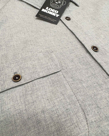 Camisa franela de hombre Chop de Loco Monky Ash by LOCO MONKY