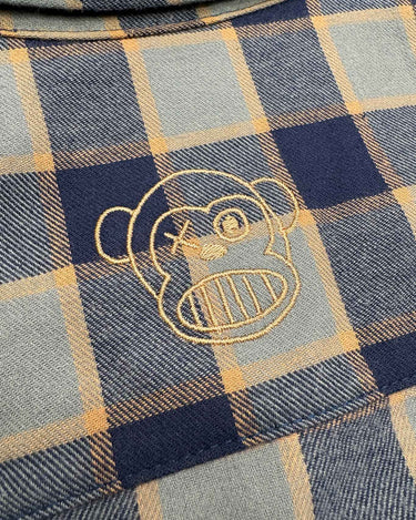 Camisa franela de cuadros hombre Chop Plaid de Loco Monky Blue by LOCO MONKY