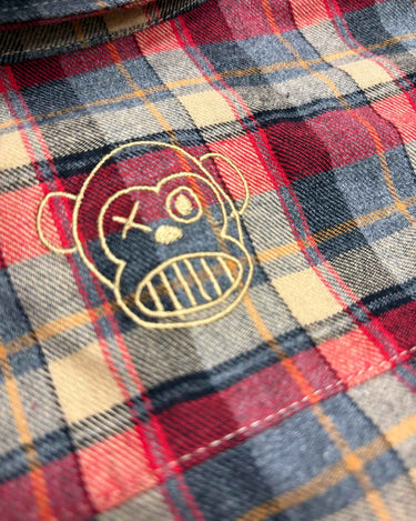 Camisa franela de cuadros hombre Chop Plaid de Loco Monky Grape by LOCO MONKY
