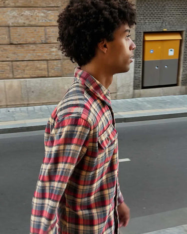 Camisa franela de cuadros hombre Chop Plaid de Loco Monky Grape by LOCO MONKY