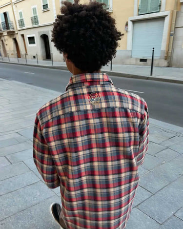 Camisa franela de cuadros hombre Chop Plaid de Loco Monky Grape by LOCO MONKY