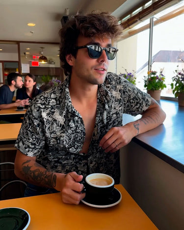 Camisa Hombre LOCO MONKY Nonsense Black by LOCO MONKY