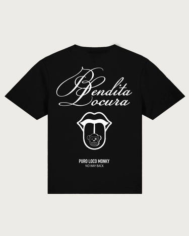 Camiseta Mujer Bendita Locura III de Loco Monky Black by LOCO MONKY