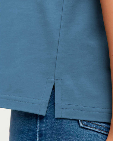 Camiseta Mujer Bendita Locura Bordado de Loco Monky State Blue by LOCO MONKY