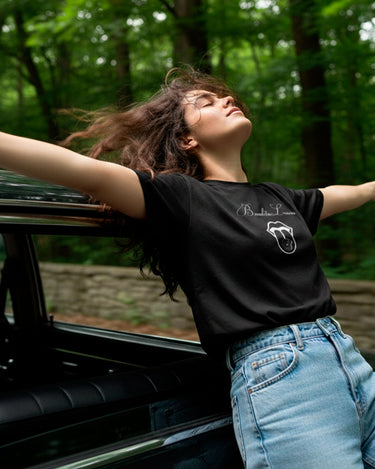 Camiseta Mujer Bendita Locura III de Loco Monky Black by LOCO MONKY