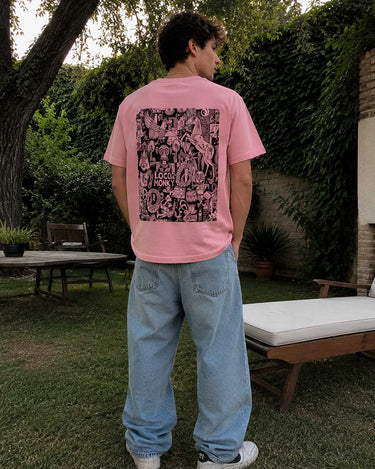 Camiseta Nonsense de Loco Monky Pink by LOCO MONKY