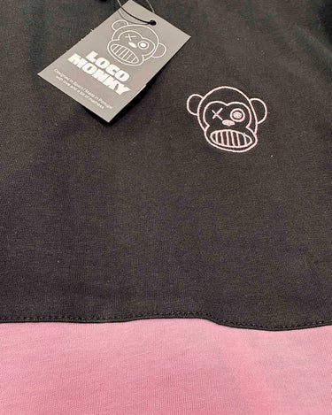 Camiseta Puro Loco B de Loco Monky Pink/Black by LOCO MONKY