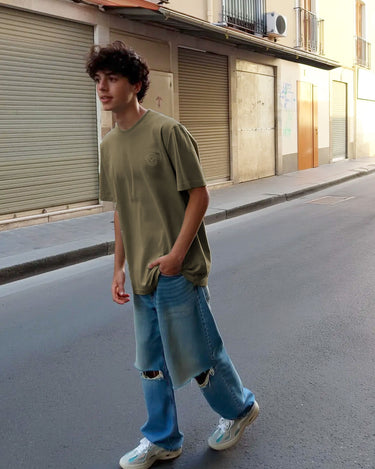 Camiseta Puro Loco B de Loco Monky Olive by LOCO MONKY