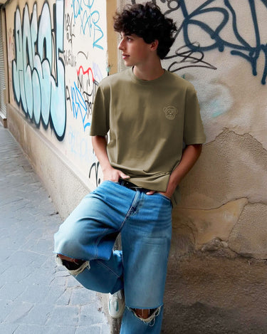 Camiseta Puro Loco B de Loco Monky Olive by LOCO MONKY