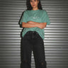 Camiseta Mujer Bendita Locura Bordado de Loco Monky Green by LOCO MONKY