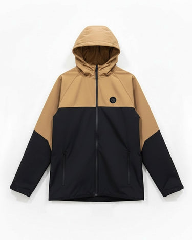 Cortavientos impermeable Silverback de Loco Monky Black/Caramel by LOCO MONKY