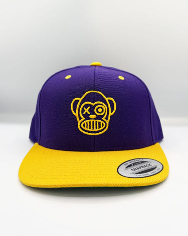 Gorra Loco Monky snapback Puro Loco Bordado Purple/Gold by LOCO MONKY