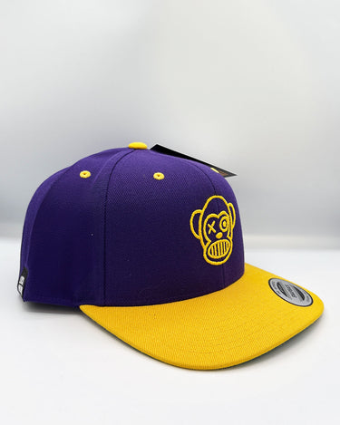 Gorra Loco Monky snapback Puro Loco Bordado Purple/Gold by LOCO MONKY
