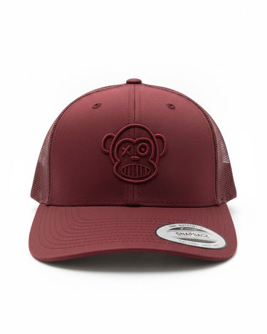 Gorra Loco Monky trucker Puro Loco Bordado Maroon by LOCO MONKY