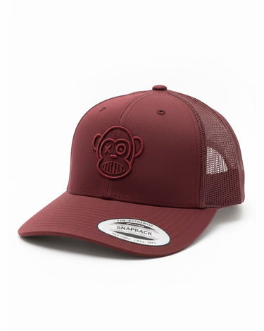 Gorra Loco Monky trucker Puro Loco Bordado Maroon by LOCO MONKY