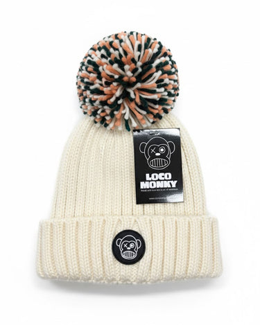 Gorro con pompón y forro interior de pelo de Loco Monky by LOCO MONKY