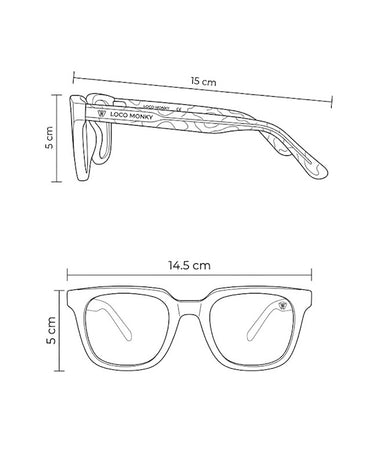 Gafas de sol unisex de Loco Monky Mustard by LOCO MONKY
