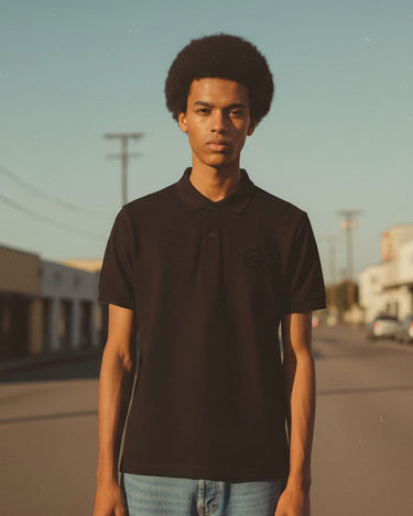 Polo Hombre Hawk de Loco Monky Black by LOCO MONKY