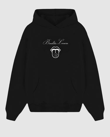 Sudadera Unisex Bendita Locura III de Loco Monky Black by LOCO MONKY