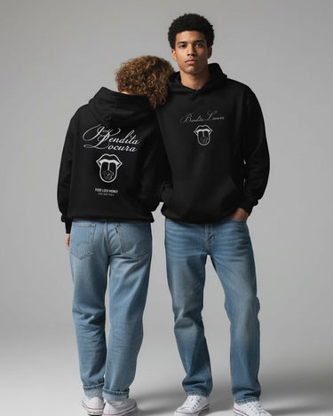 Sudadera Unisex Bendita Locura III de Loco Monky Black by LOCO MONKY