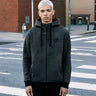 Sudadera con cremallera Chimp de Loco Monky Dark Grey by LOCO MONKY