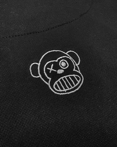 Sudadera Unisex Oversize Bendita Locura Bordado de Loco Monky Black by LOCO MONKY