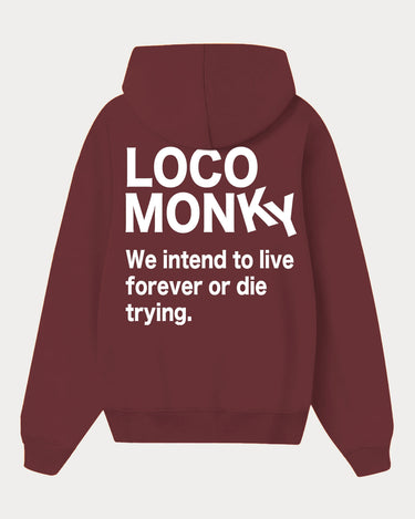 Sudadera unisex Live Forever de Loco Monky sudaderas de hombre LOCO MONKY