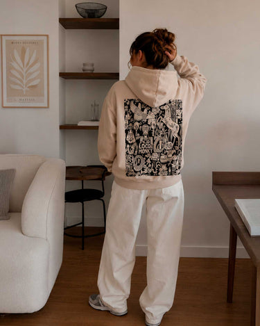 Sudadera Unisex Nonsense de Loco Monky Sand by LOCO MONKY