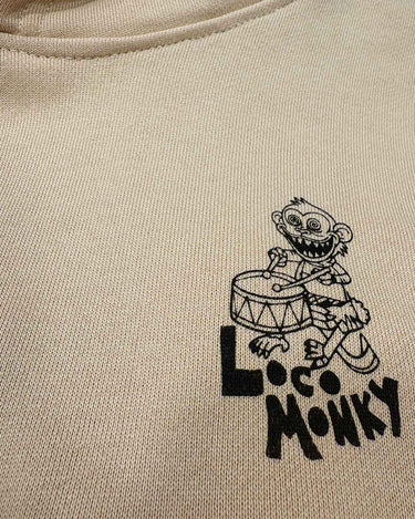 Sudadera Unisex Nonsense de Loco Monky Sand by LOCO MONKY