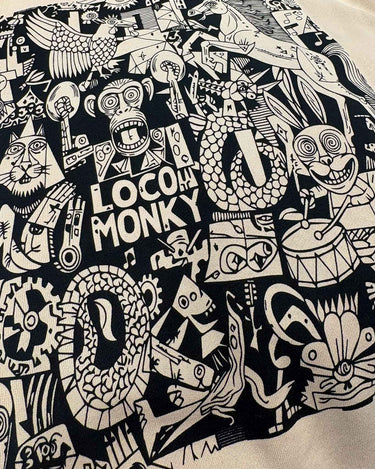 Sudadera Unisex Nonsense de Loco Monky Sand by LOCO MONKY