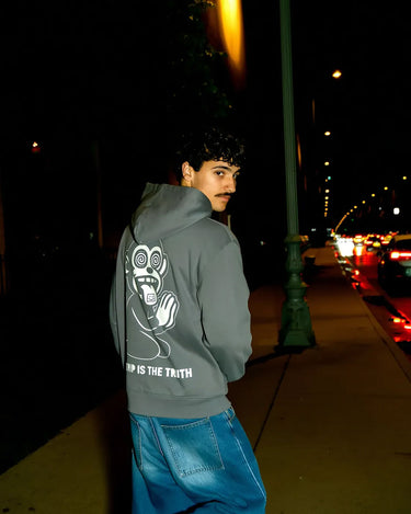 Sudadera Unisex Trip de Loco Monky Deep Grey by LOCO MONKY