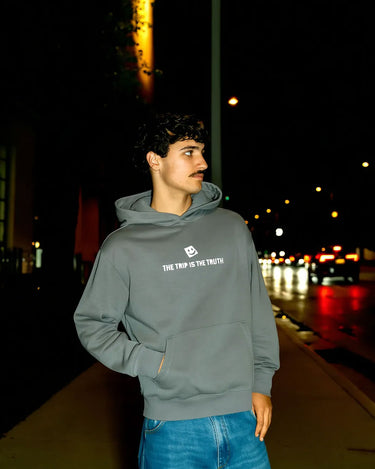 Sudadera Unisex Trip de Loco Monky Deep Grey by LOCO MONKY