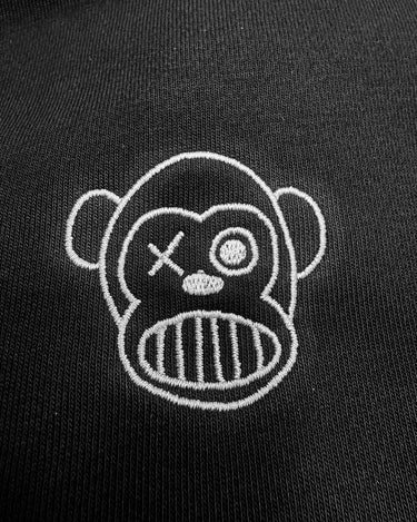 Sudadera Oversize Boxy Unisex Puro Loco Black by LOCO MONKY