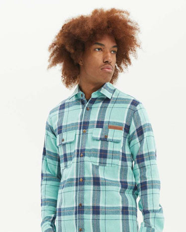 Camisa hombre de cuadros de manga larga SILMAR Hydroponic - NUM wear