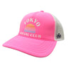 Gorra Tokio color rosa con letras  blancas marca Needle - NUM wear