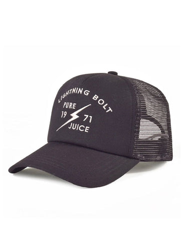 gorra pure juice lightning bolt black