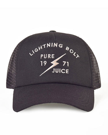 gorra pure juice lightning bolt black