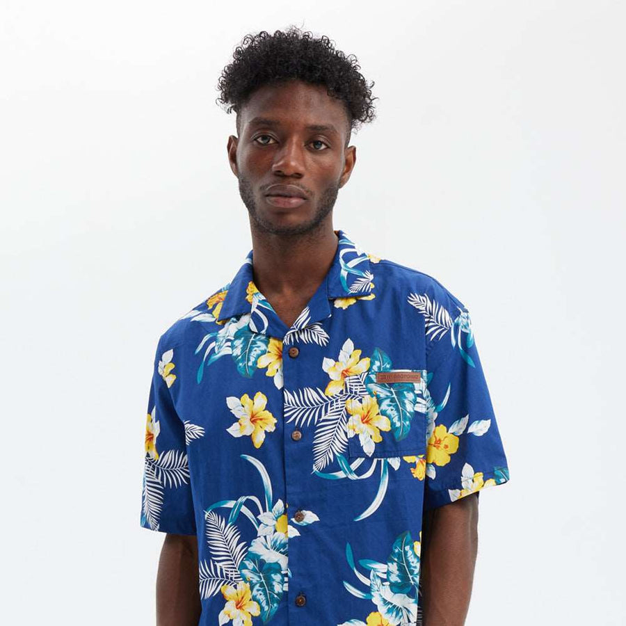 Camisa de hombre de manga corta estampado flores Molokai de Hydroponic - NUM wear