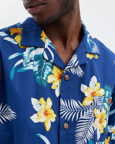 Camisa de hombre de manga corta estampado flores Molokai de Hydroponic - NUM wear