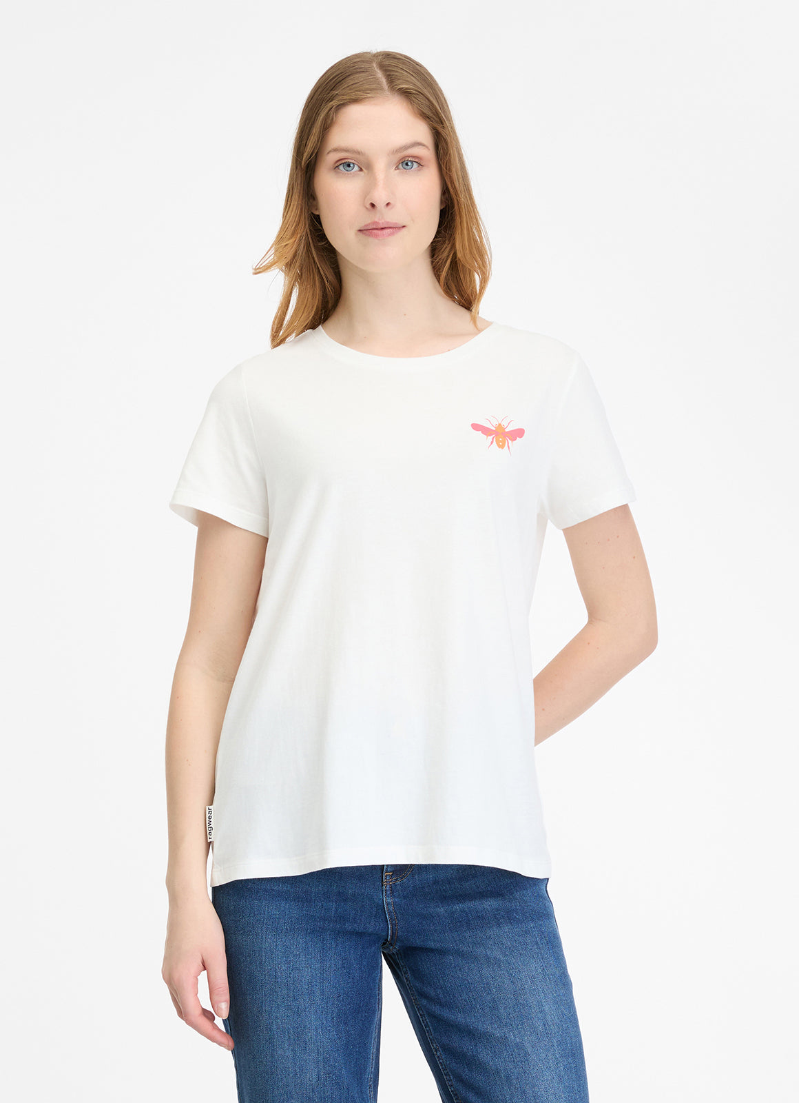 Camiseta de mujer Ragwear Adori pp white camisetas de mujer ragwear