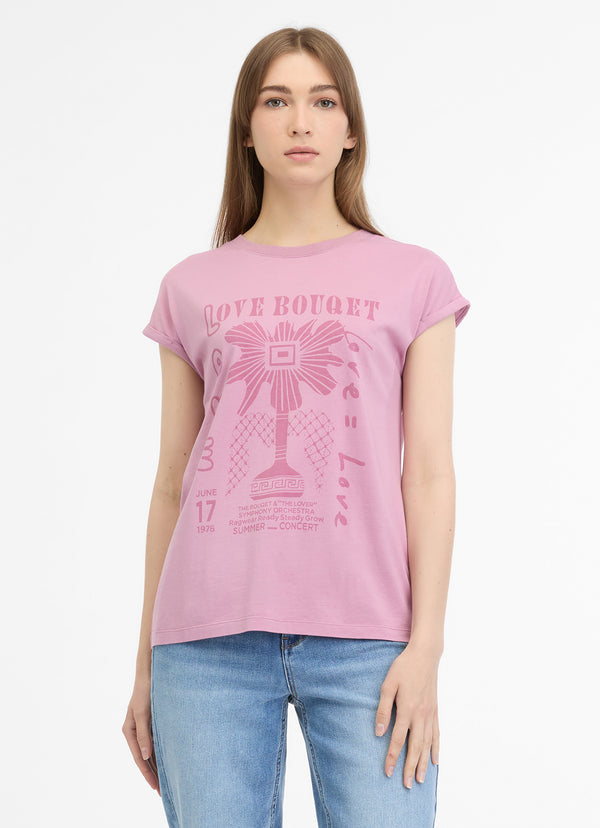 Camiseta de mujer de Ragwear Diona PP Dusty Pink by ragwear